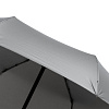 Зонт складной ironWalker, серебристый с нанесением логотипа