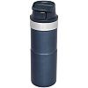 Термокружка Stanley Classic One Hand 2.0, большая, синяя с нанесением логотипа