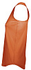 Майка женская MOKA 110, оранжевая с нанесением логотипа