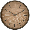 Часы настенные Nissa, беленый дуб с нанесением логотипа