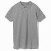 Рубашка поло мужская PHOENIX MEN, серый меланж с нанесением логотипа