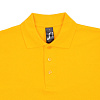 Рубашка поло мужская SPRING 210, желтая с нанесением логотипа