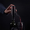 Электрический аэратор для вина Circle Joy, черный с нанесением логотипа