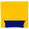 Шарф Snappy, желтый с синим с нанесением логотипа