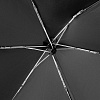 Зонт складной Carbonsteel Slim, черный с нанесением логотипа