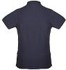 Рубашка поло стретч мужская EAGLE, темно-синяя с нанесением логотипа