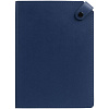 Ежедневник Angle, недатированный, темно-синий с нанесением логотипа