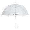 Прозрачный зонт-трость «Без фильтров» с нанесением логотипа