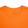 Футболка T-bolka 140, оранжевая с нанесением логотипа