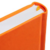 Ежедневник Favor Metal, недатированный, оранжевый с нанесением логотипа