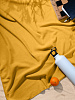 Флисовый плед Warm&Peace, желтый с нанесением логотипа