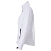 Куртка софтшелл женская TRIAL LADY, белая с нанесением логотипа