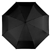 Складной зонт Magic с проявляющимся рисунком, черный с нанесением логотипа