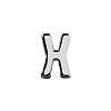 Элемент брелка-конструктора «Буква Х» с нанесением логотипа