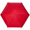 Складной зонт Color Action, в кейсе, красный с нанесением логотипа