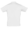 Рубашка поло мужская Prescott Men 170, белая с нанесением логотипа