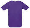 Футболка унисекс SPORTY 140 темно-фиолетовая с нанесением логотипа