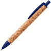 Ручка шариковая Grapho, синяя с нанесением логотипа