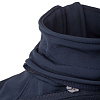 Куртка женская Hooded Softshell темно-синяя с нанесением логотипа