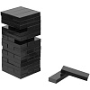 Игра Acryllic Tower, черная с нанесением логотипа