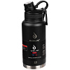 Термобутылка Fujisan XL, черная с нанесением логотипа
