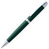 Ручка шариковая Razzo Chrome, зеленая с нанесением логотипа