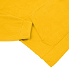 Худи флисовое унисекс Manakin, желтое с нанесением логотипа