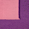 Плед Dreamshades, фиолетовый с черным с нанесением логотипа