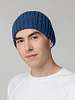 Шапка Uni, синяя с нанесением логотипа