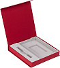 Коробка Arbor под ежедневник и ручку, красная с нанесением логотипа