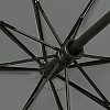 Зонт складной Fiber Magic, серый с нанесением логотипа
