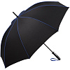 Зонт-трость Seam, синий с нанесением логотипа