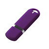 Флешка Memo, 8 Гб, фиолетовая с нанесением логотипа