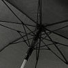 Зонт-трость Alu Golf AC, черный с нанесением логотипа