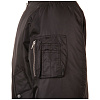 Куртка бомбер унисекс REMINGTON, черная с нанесением логотипа