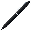 Ручка шариковая Bolt Soft Touch, черная с нанесением логотипа