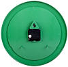 Часы настенные Vivid Large, зеленые с нанесением логотипа