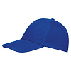 Бейсболка BUFFALO, ярко-синяя с нанесением логотипа