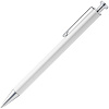 Ручка шариковая Attribute, белая с нанесением логотипа