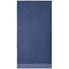 Полотенце New Wave, большое, синее с нанесением логотипа