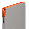 Набор Flexpen, серебристо-оранжевый с нанесением логотипа