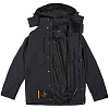 Куртка-трансформер мужская Avalanche, темно-серая с нанесением логотипа