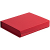 Коробка Duo под ежедневник и ручку, красная с нанесением логотипа