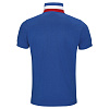 Рубашка поло мужская Patriot 200, ярко-синяя с нанесением логотипа