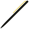Карандаш GrafeeX в чехле, черный с желтым с нанесением логотипа