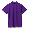 Рубашка поло мужская SPRING 210, темно-фиолетовая с нанесением логотипа
