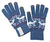 Сенсорные перчатки Raindeer, синие с нанесением логотипа