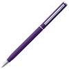 Ручка шариковая Hotel Chrome, ver.2, матовая фиолетовая с нанесением логотипа