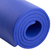 Коврик для йоги и фитнеса Intens, синий с нанесением логотипа