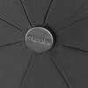 Зонт складной Carbonsteel Magic, черный с нанесением логотипа
